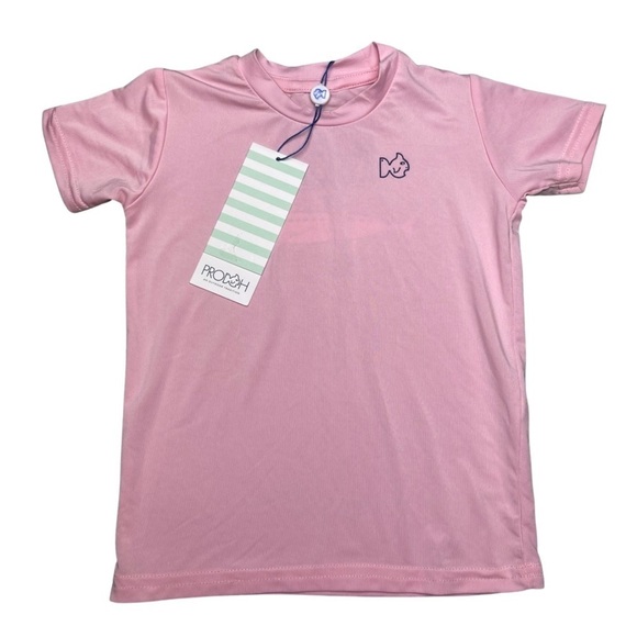 NWT Prodoh Performance Short Sleeve Pink Shirt UPF Protection 12m - Picture 2 of 3